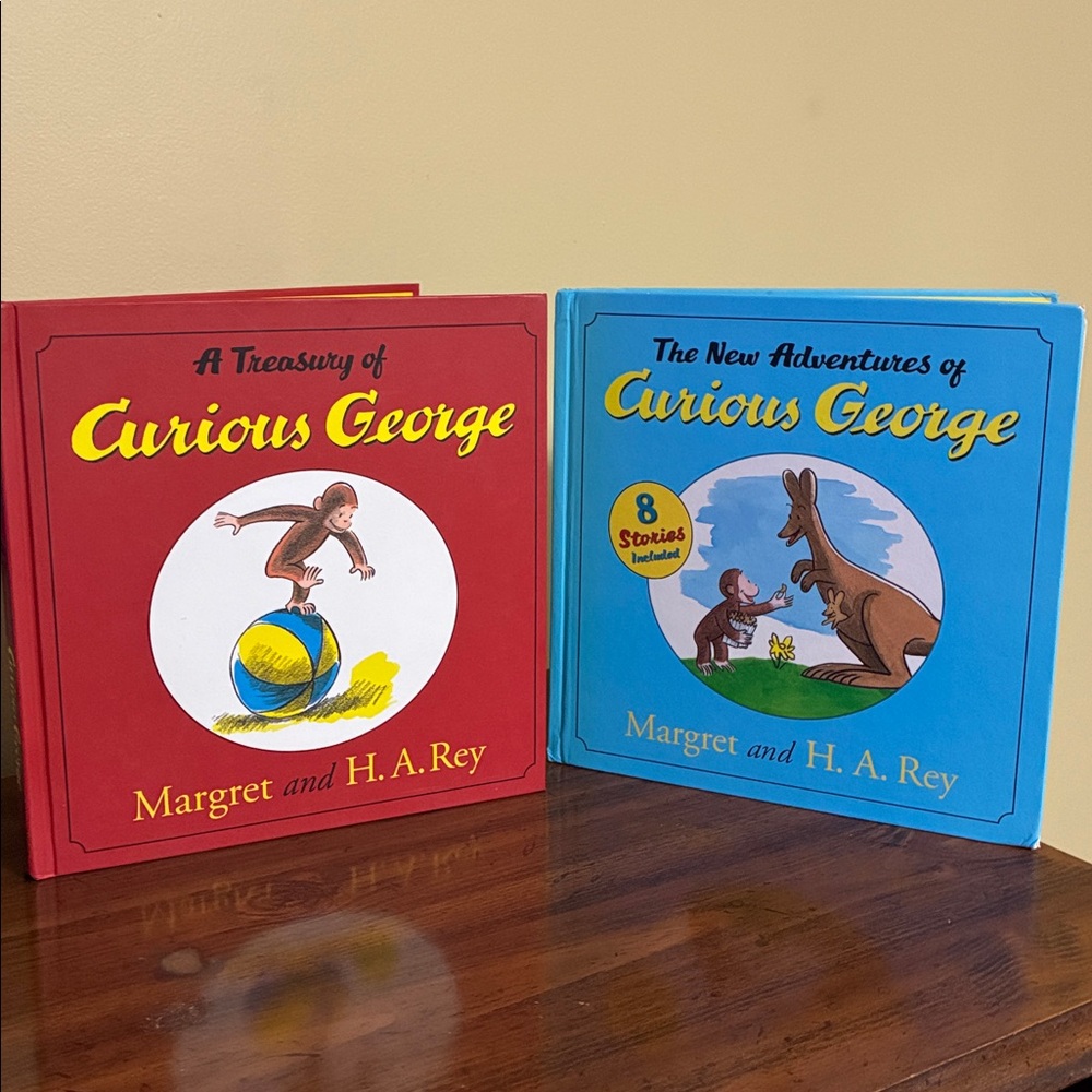 THE TREASURY & NEW ADVENTURES OF CURIOUS GEORGE (2 books)